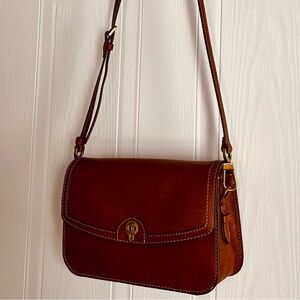 Brown Leather FOSSIL Crossbody Bag